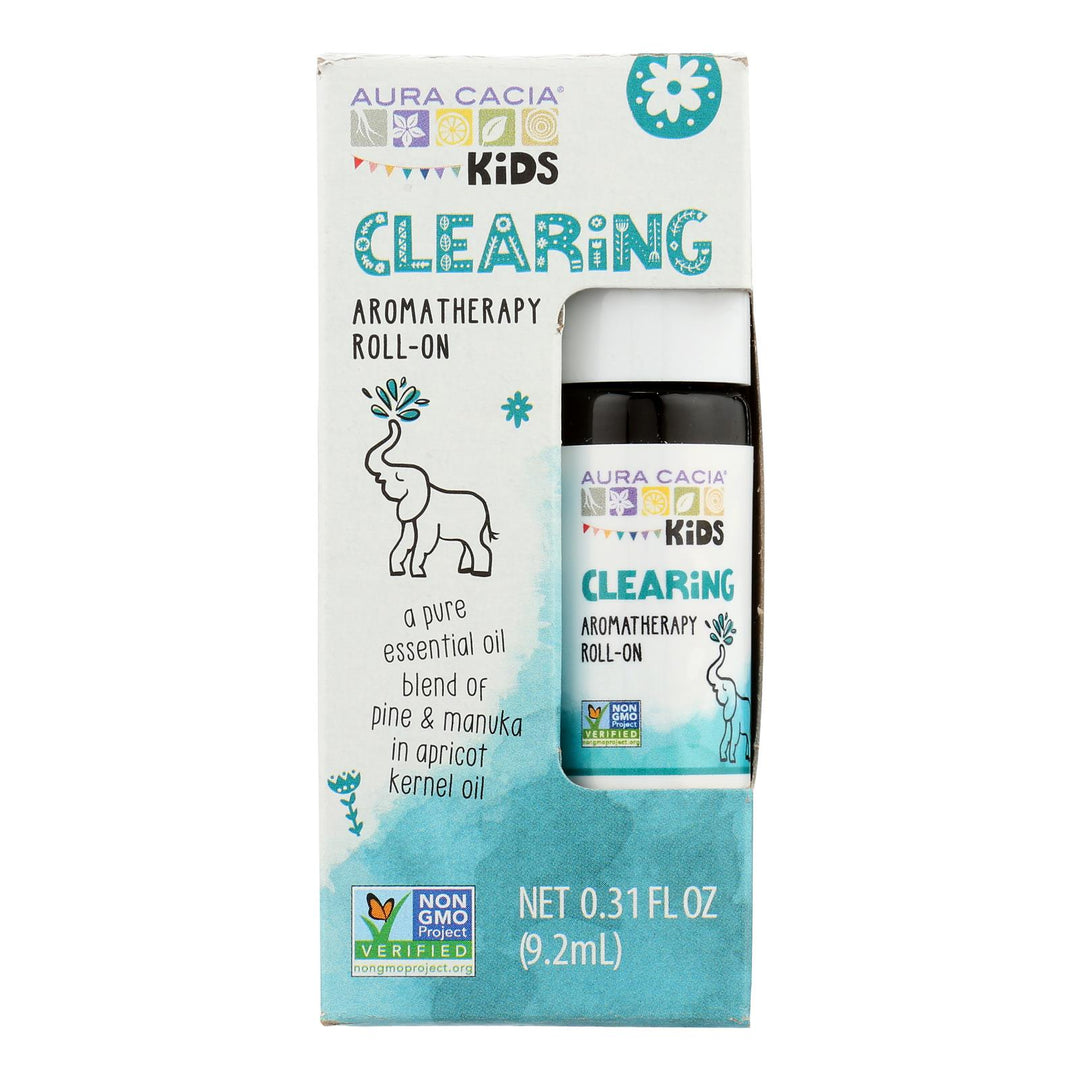 Aura Cacia - Essl Oil Kids Clrng Rllon - 1 Each-.31 Fz - Maras Green